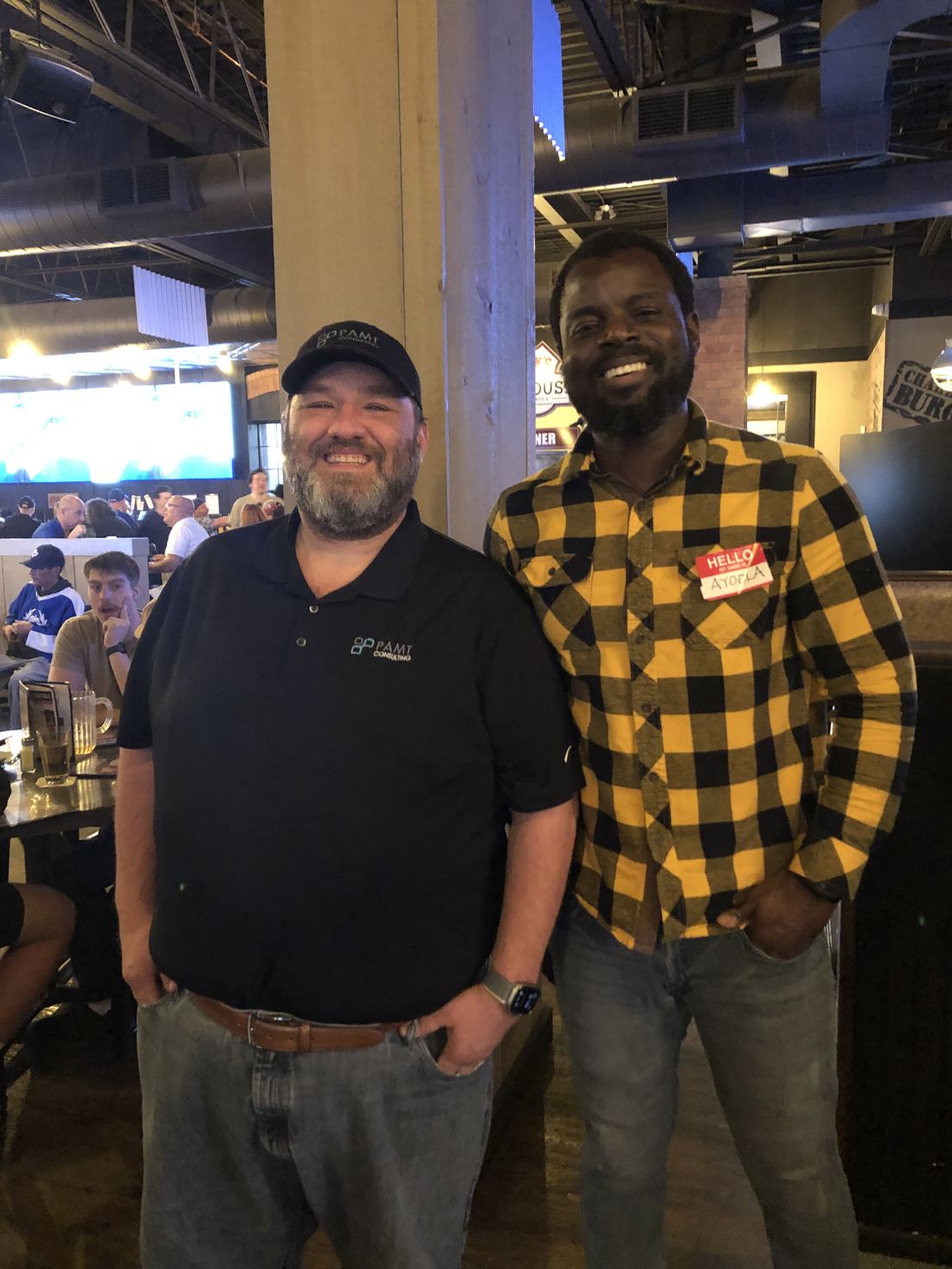 Ayoola Gbade-Bello attending a ServiceNow Developer Meetup in Kitchener