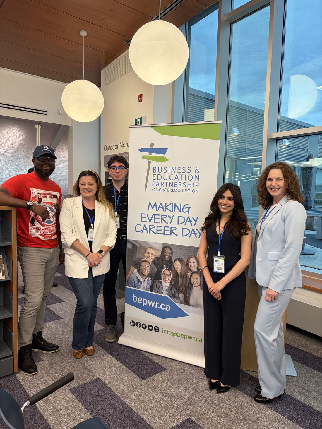 Ayoola Gbade-Bello on the Explore Your Future in the AI Economy fireside panel at the Waterloo Public Library, Canada